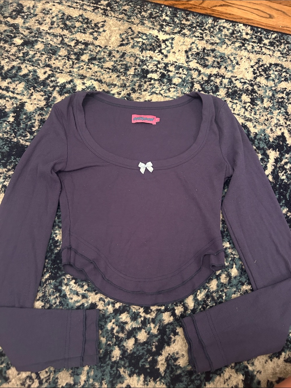 Blue edikted long sleeve